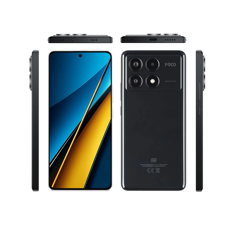 گوشی موبایل شیائومی مدل Poco X6 Pro 5G دو سیم کارت ظرفیت 512 گیگابایت و رم 12 گیگابایت گوشی موبایل شیائومی مدل Poco X6 Pro 5G دو سیم کارت ظرفیت 512 گیگابایت و رم 12 گیگابایت